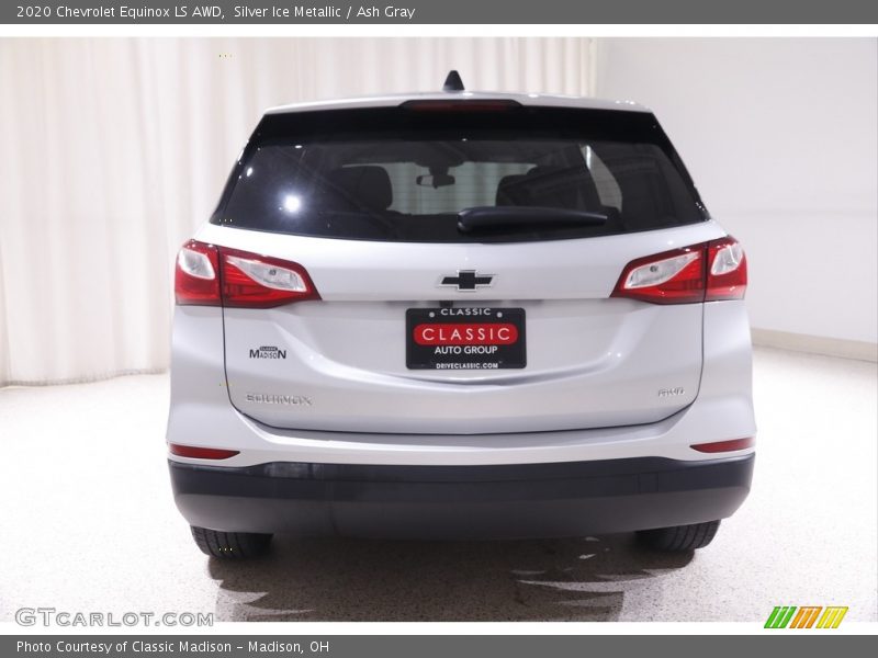 Silver Ice Metallic / Ash Gray 2020 Chevrolet Equinox LS AWD