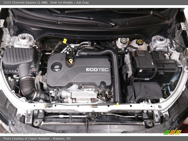 Silver Ice Metallic / Ash Gray 2020 Chevrolet Equinox LS AWD