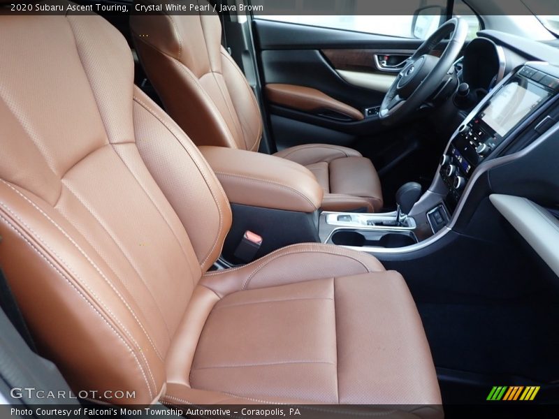 Crystal White Pearl / Java Brown 2020 Subaru Ascent Touring