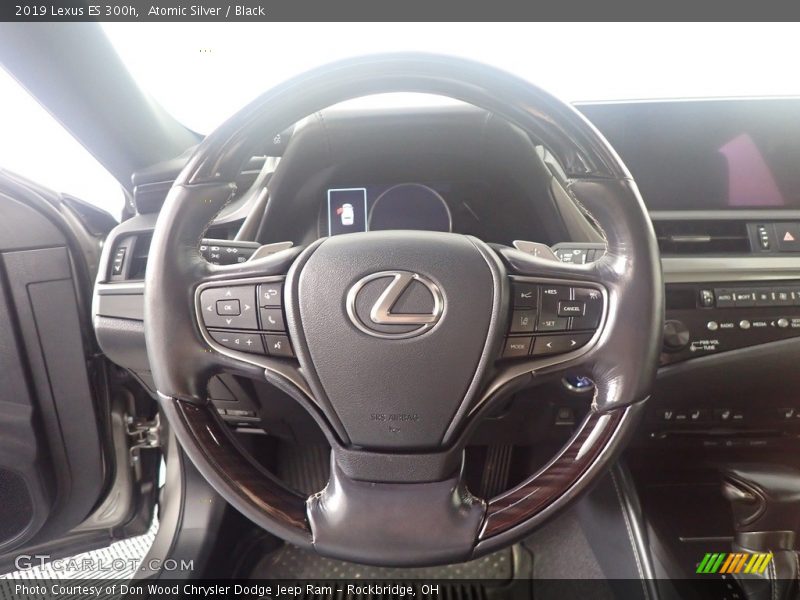 Atomic Silver / Black 2019 Lexus ES 300h