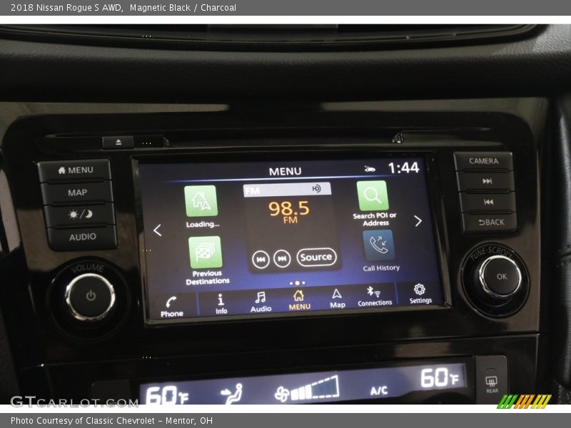 Magnetic Black / Charcoal 2018 Nissan Rogue S AWD