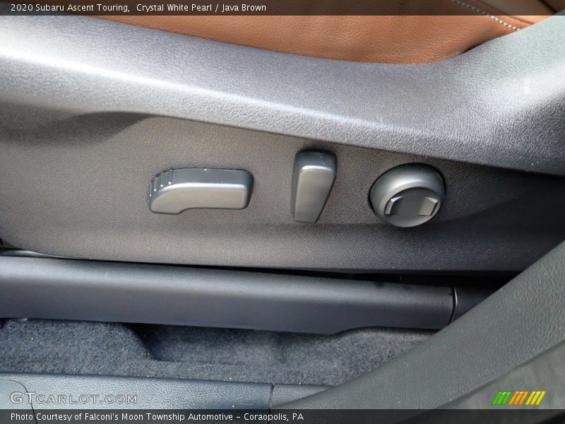 Crystal White Pearl / Java Brown 2020 Subaru Ascent Touring
