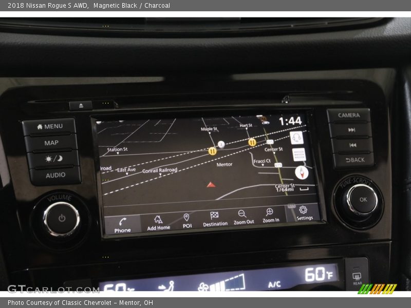 Magnetic Black / Charcoal 2018 Nissan Rogue S AWD