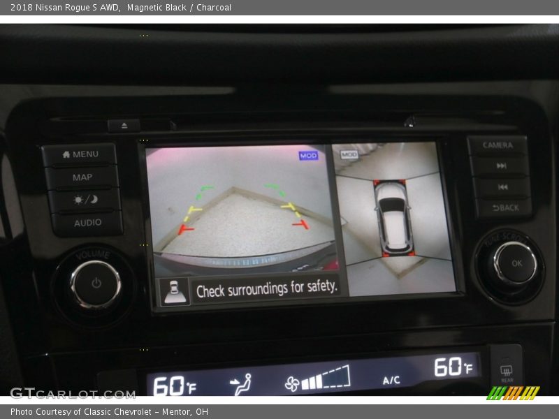 Magnetic Black / Charcoal 2018 Nissan Rogue S AWD