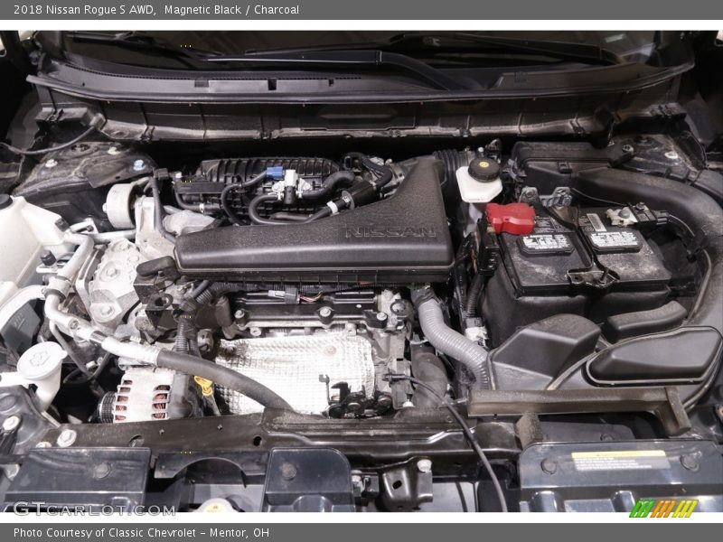 Magnetic Black / Charcoal 2018 Nissan Rogue S AWD