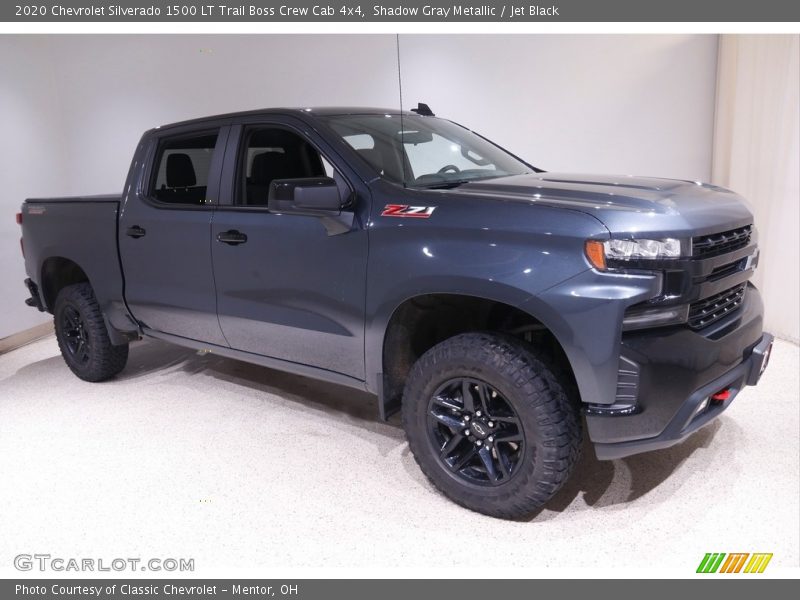 Shadow Gray Metallic / Jet Black 2020 Chevrolet Silverado 1500 LT Trail Boss Crew Cab 4x4