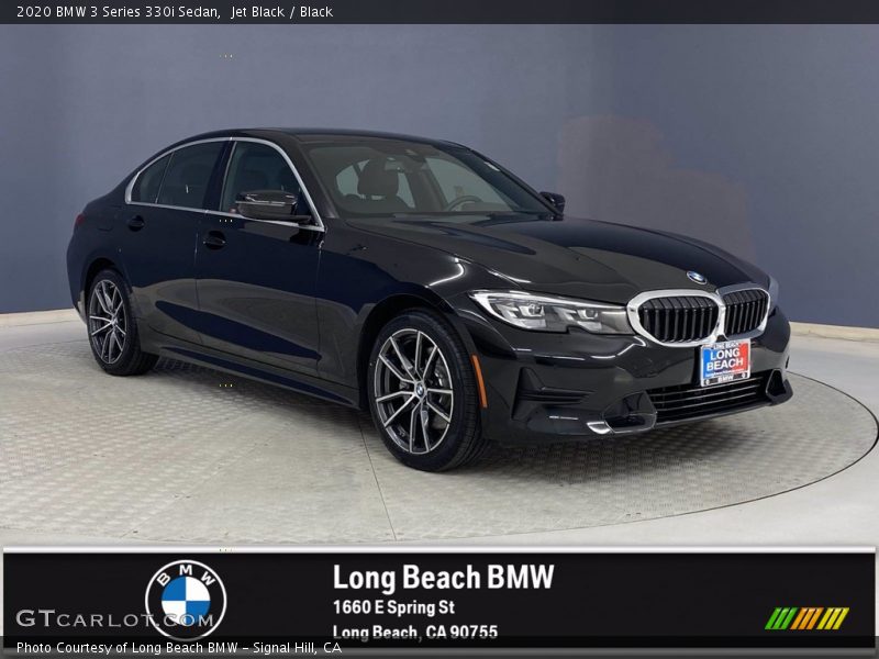 Jet Black / Black 2020 BMW 3 Series 330i Sedan