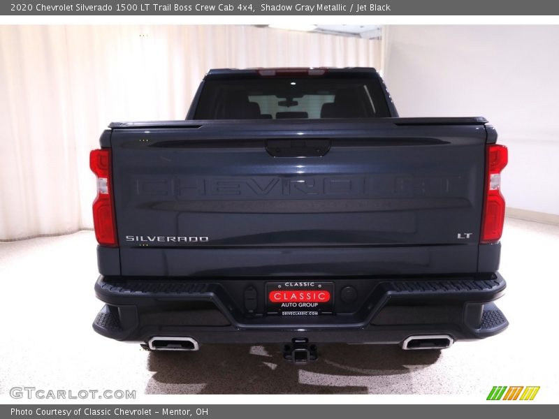 Shadow Gray Metallic / Jet Black 2020 Chevrolet Silverado 1500 LT Trail Boss Crew Cab 4x4