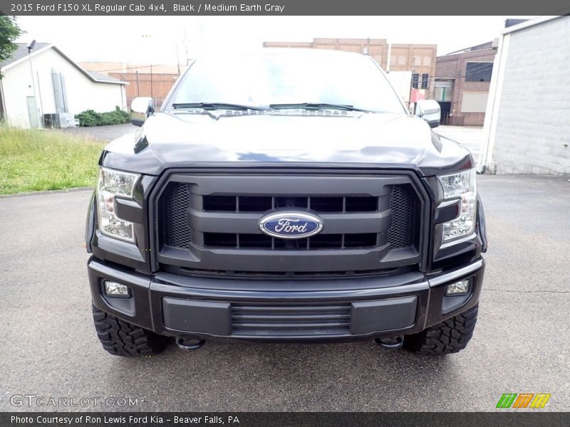 Black / Medium Earth Gray 2015 Ford F150 XL Regular Cab 4x4