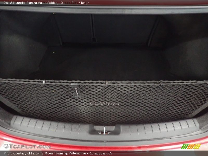 Scarlet Red / Beige 2018 Hyundai Elantra Value Edition