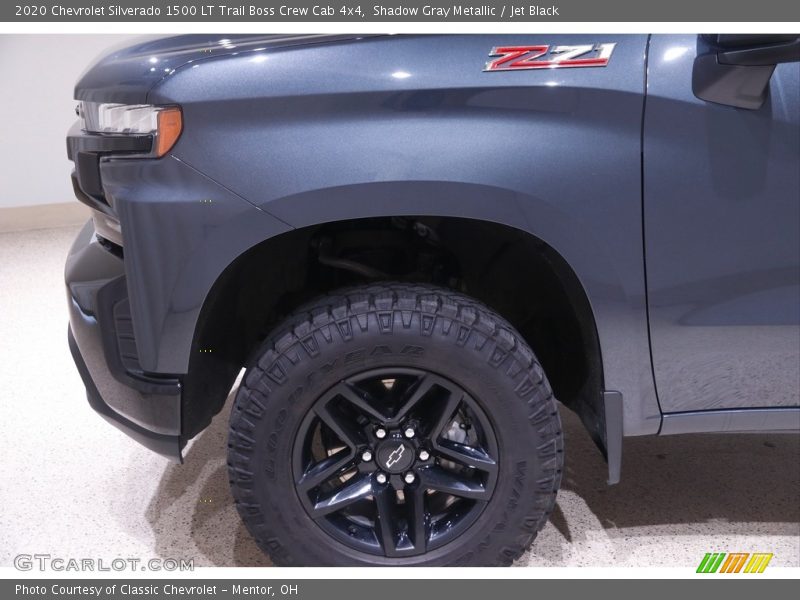 Shadow Gray Metallic / Jet Black 2020 Chevrolet Silverado 1500 LT Trail Boss Crew Cab 4x4