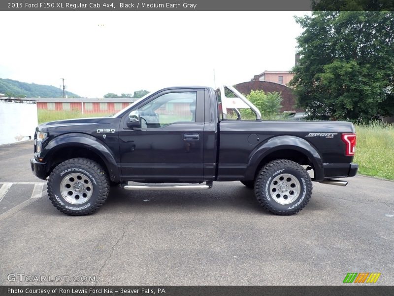  2015 F150 XL Regular Cab 4x4 Black