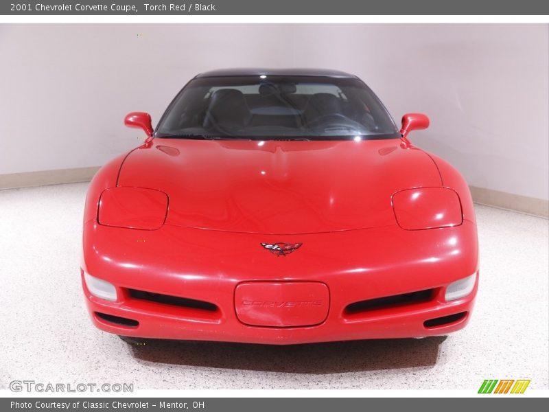 Torch Red / Black 2001 Chevrolet Corvette Coupe