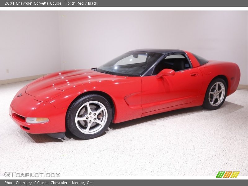 Torch Red / Black 2001 Chevrolet Corvette Coupe