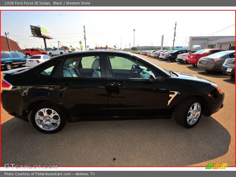 Black / Medium Stone 2008 Ford Focus SE Sedan