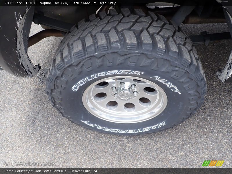 Black / Medium Earth Gray 2015 Ford F150 XL Regular Cab 4x4