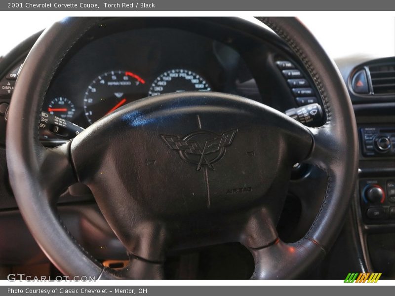 Torch Red / Black 2001 Chevrolet Corvette Coupe