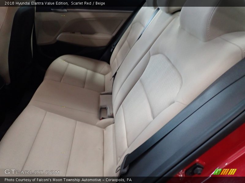 Scarlet Red / Beige 2018 Hyundai Elantra Value Edition