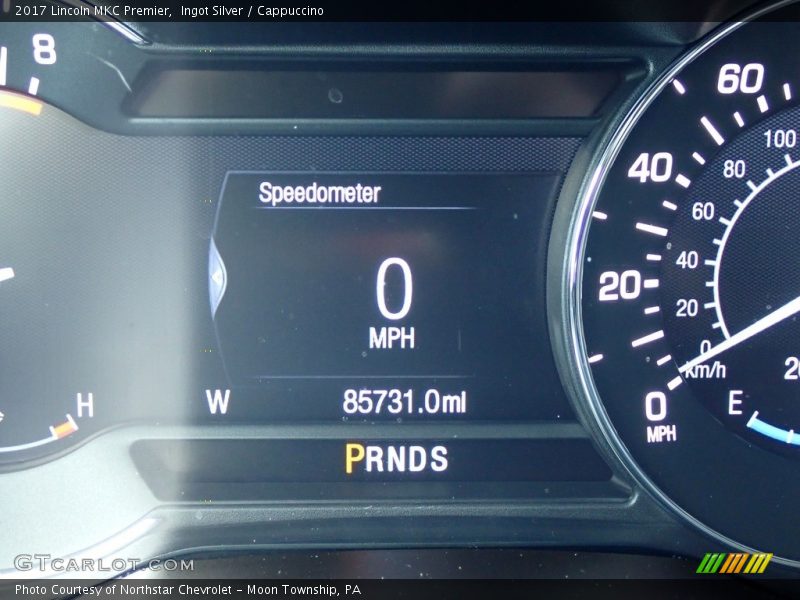 Ingot Silver / Cappuccino 2017 Lincoln MKC Premier