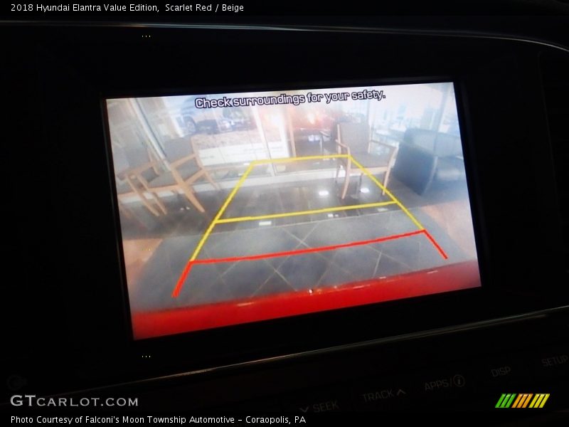 Scarlet Red / Beige 2018 Hyundai Elantra Value Edition