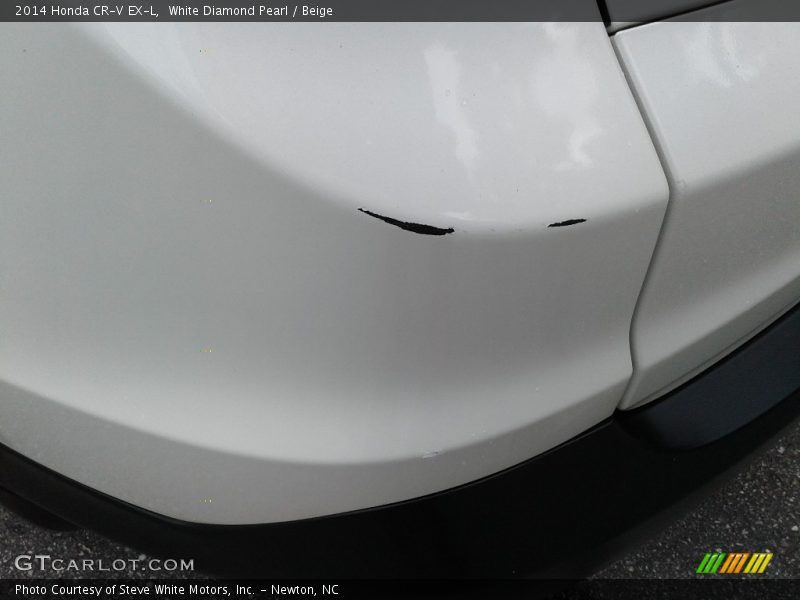 White Diamond Pearl / Beige 2014 Honda CR-V EX-L