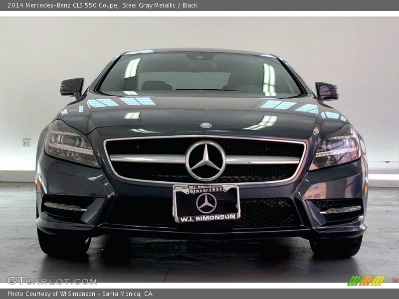 Steel Gray Metallic / Black 2014 Mercedes-Benz CLS 550 Coupe