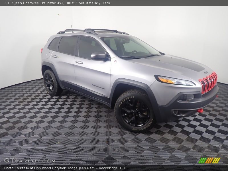 Billet Silver Metallic / Black 2017 Jeep Cherokee Trailhawk 4x4