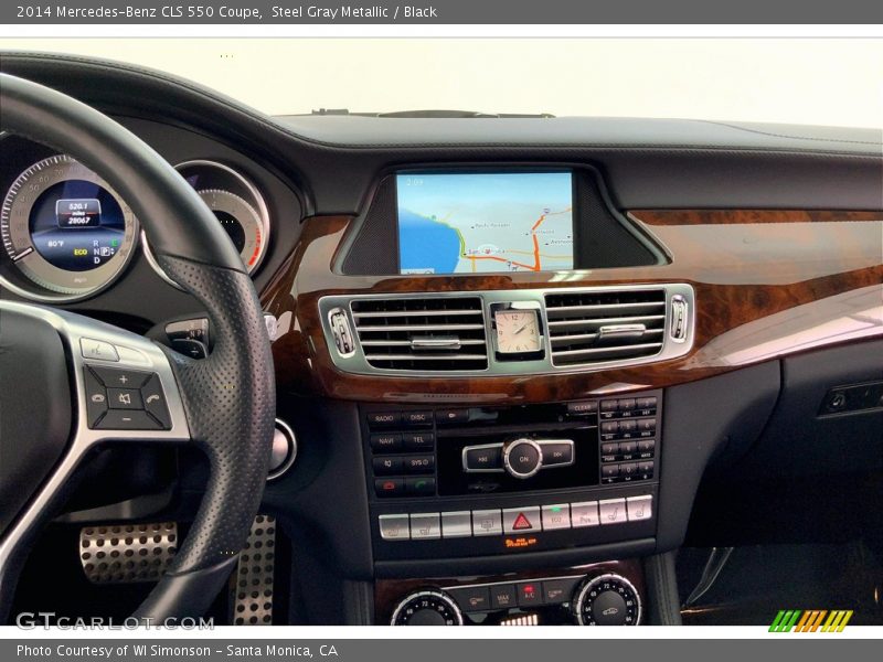 Steel Gray Metallic / Black 2014 Mercedes-Benz CLS 550 Coupe