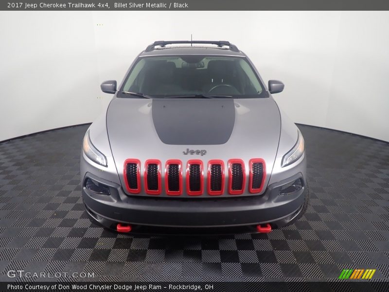 Billet Silver Metallic / Black 2017 Jeep Cherokee Trailhawk 4x4