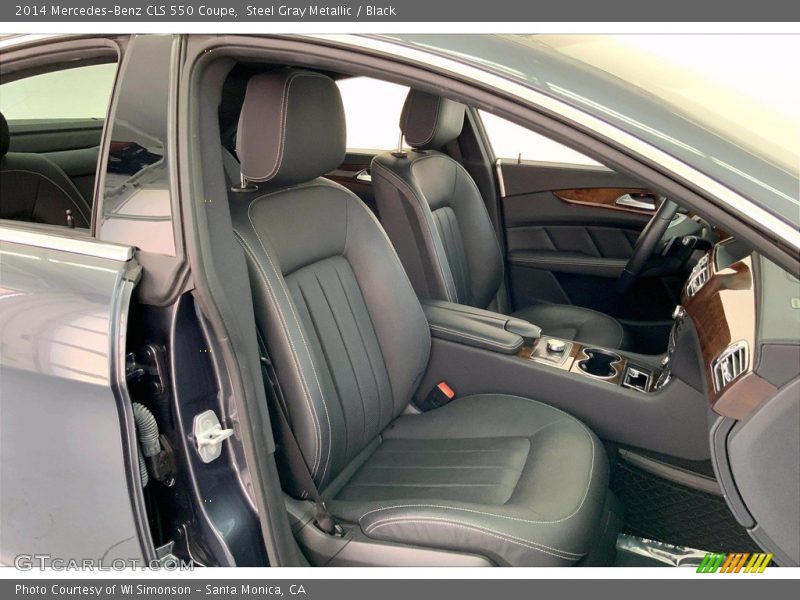 Steel Gray Metallic / Black 2014 Mercedes-Benz CLS 550 Coupe