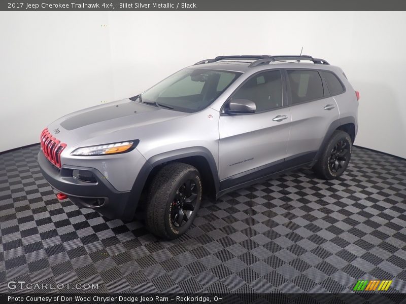 Billet Silver Metallic / Black 2017 Jeep Cherokee Trailhawk 4x4