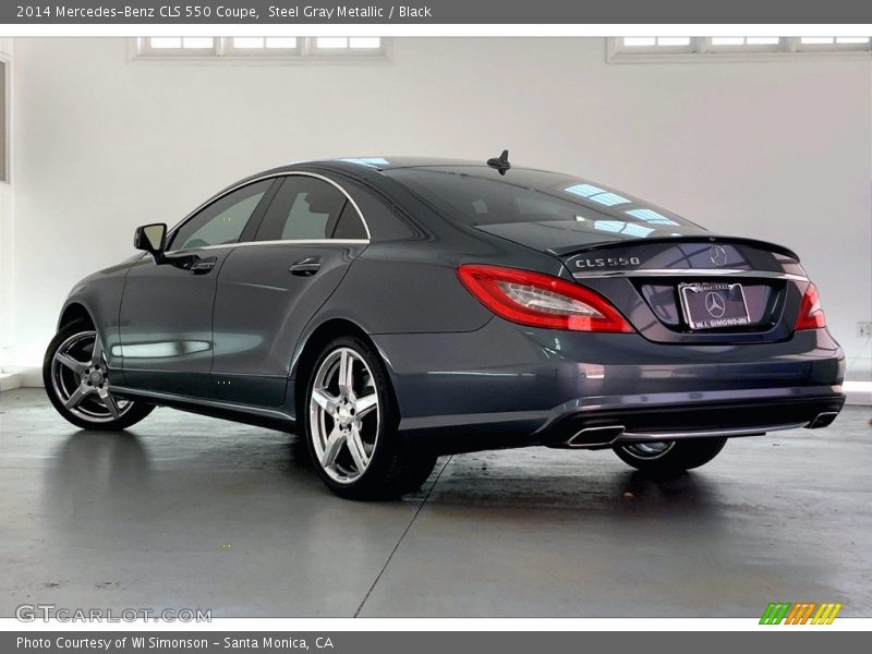 Steel Gray Metallic / Black 2014 Mercedes-Benz CLS 550 Coupe