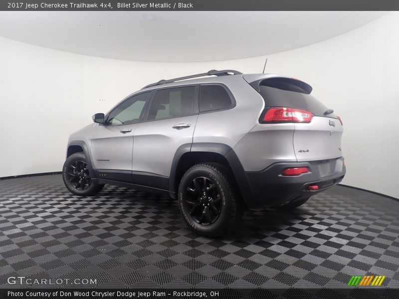 Billet Silver Metallic / Black 2017 Jeep Cherokee Trailhawk 4x4