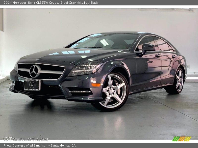 Steel Gray Metallic / Black 2014 Mercedes-Benz CLS 550 Coupe