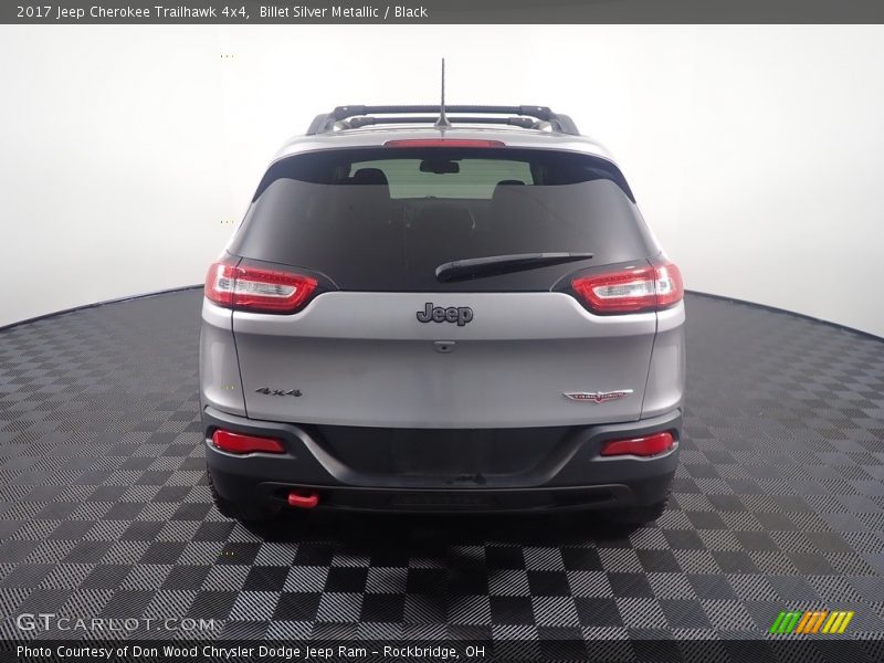 Billet Silver Metallic / Black 2017 Jeep Cherokee Trailhawk 4x4