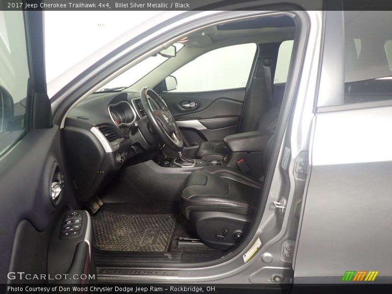 Billet Silver Metallic / Black 2017 Jeep Cherokee Trailhawk 4x4