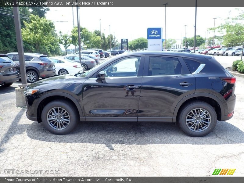Jet Black Mica / Parchment 2021 Mazda CX-5 Touring AWD