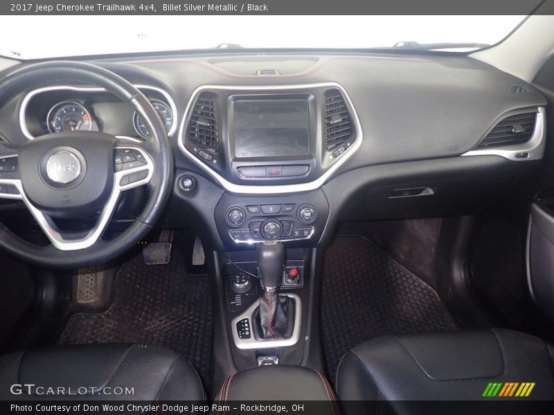 Billet Silver Metallic / Black 2017 Jeep Cherokee Trailhawk 4x4