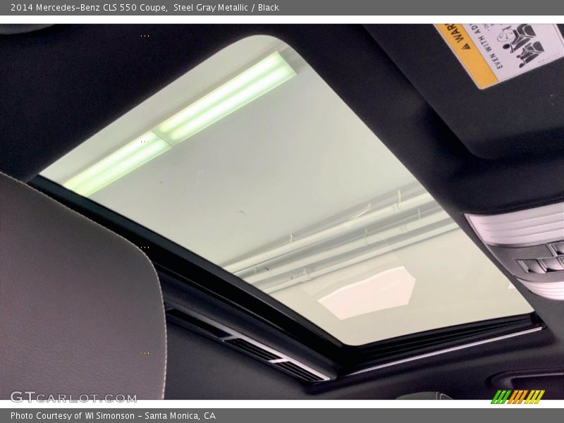 Sunroof of 2014 CLS 550 Coupe