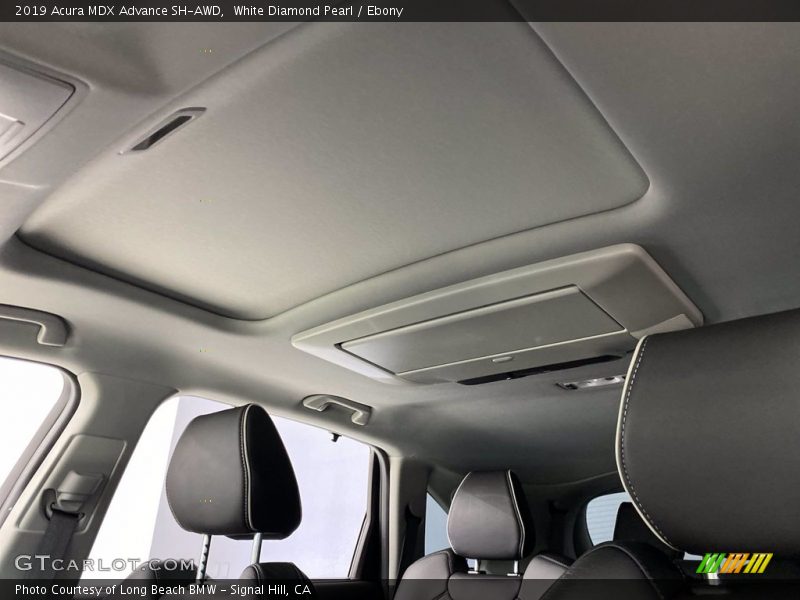 White Diamond Pearl / Ebony 2019 Acura MDX Advance SH-AWD