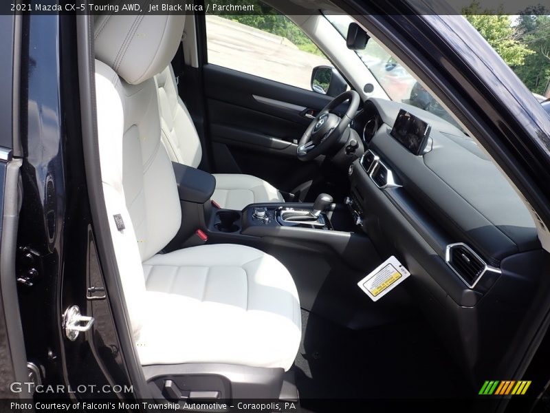 Jet Black Mica / Parchment 2021 Mazda CX-5 Touring AWD