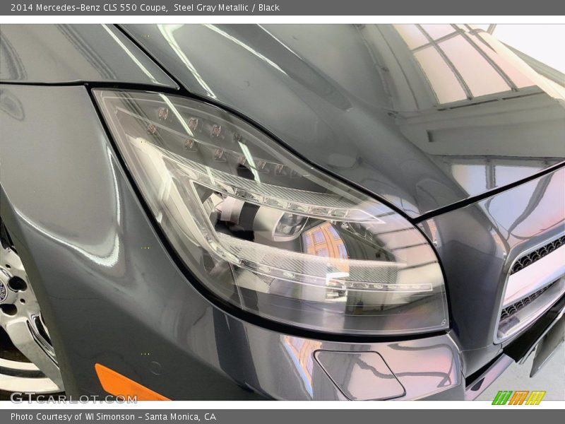 Steel Gray Metallic / Black 2014 Mercedes-Benz CLS 550 Coupe