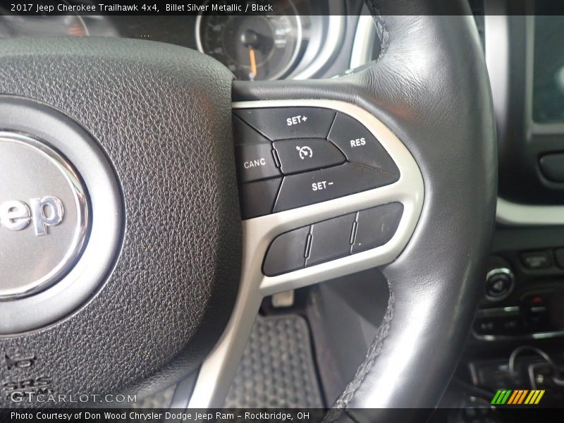 Billet Silver Metallic / Black 2017 Jeep Cherokee Trailhawk 4x4