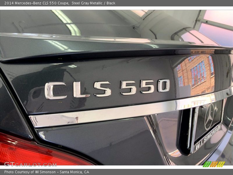 Steel Gray Metallic / Black 2014 Mercedes-Benz CLS 550 Coupe