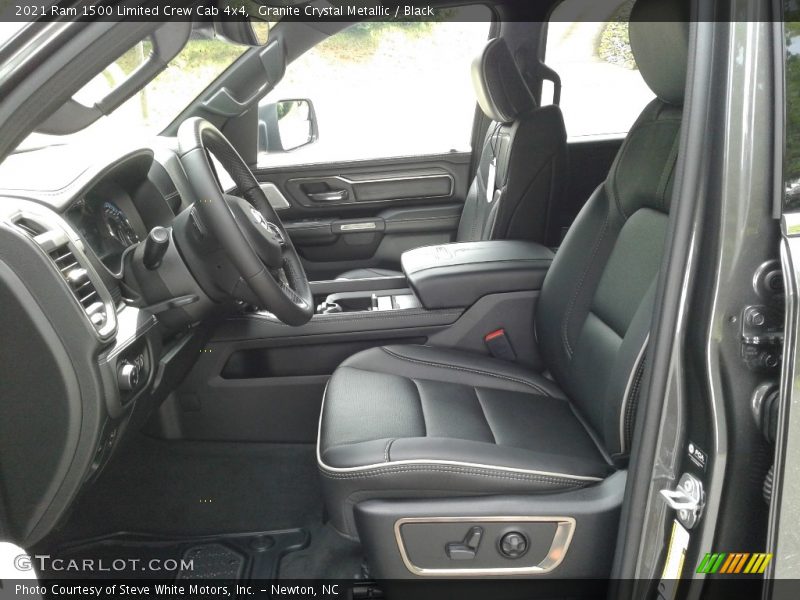 Front Seat of 2021 1500 Limited Crew Cab 4x4