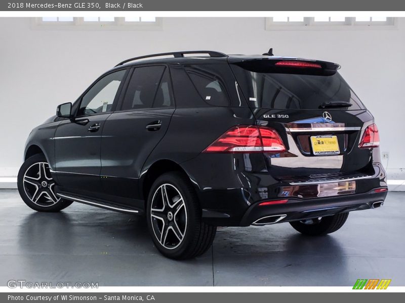 Black / Black 2018 Mercedes-Benz GLE 350