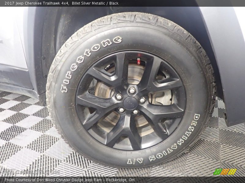 Billet Silver Metallic / Black 2017 Jeep Cherokee Trailhawk 4x4