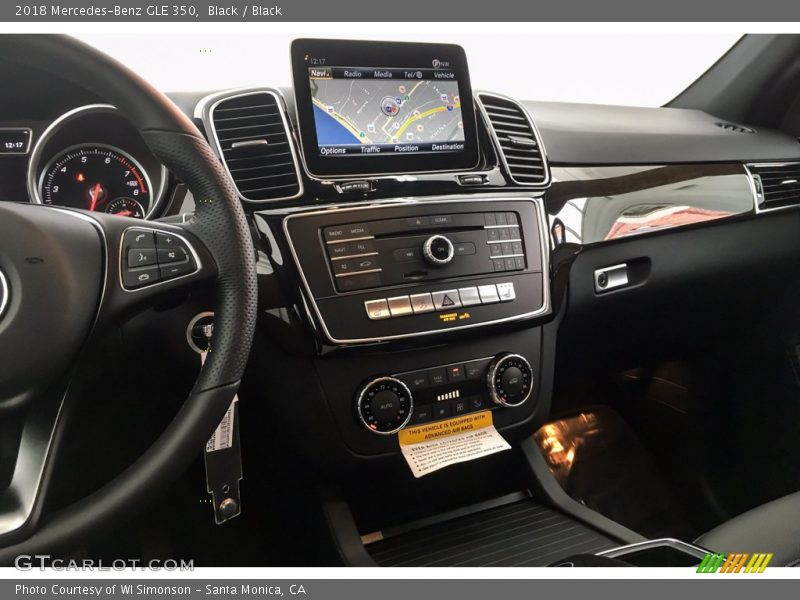 Black / Black 2018 Mercedes-Benz GLE 350