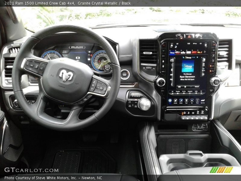 Granite Crystal Metallic / Black 2021 Ram 1500 Limited Crew Cab 4x4