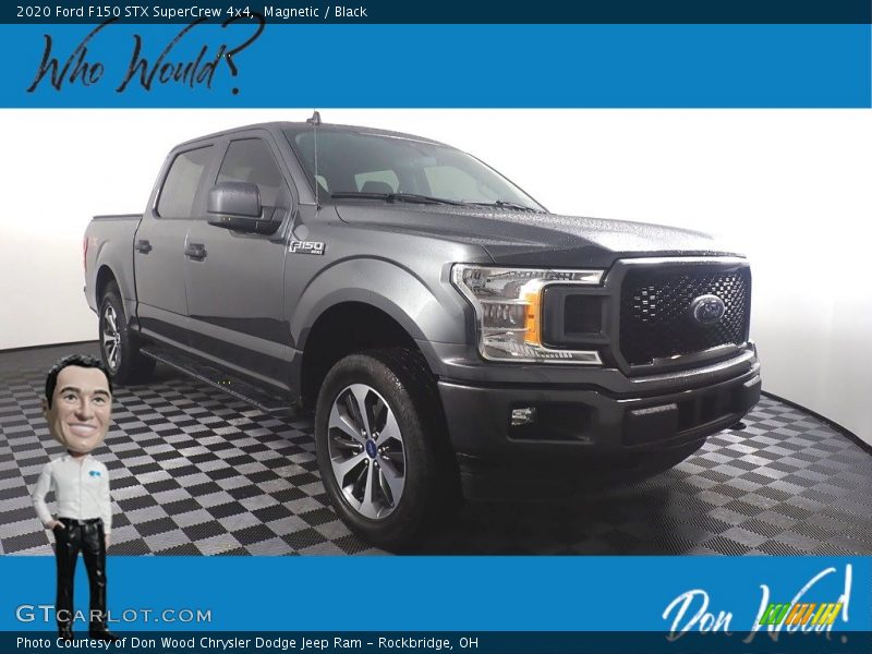 Magnetic / Black 2020 Ford F150 STX SuperCrew 4x4